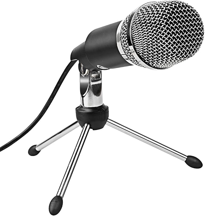 FIFINE USB Microphone, Plug and Play Home Studio USB Condenser Microphone for Skype, Recordings for YouTube, Google Voice Search, Games, for Windows and Mac-K668 - Image 2
