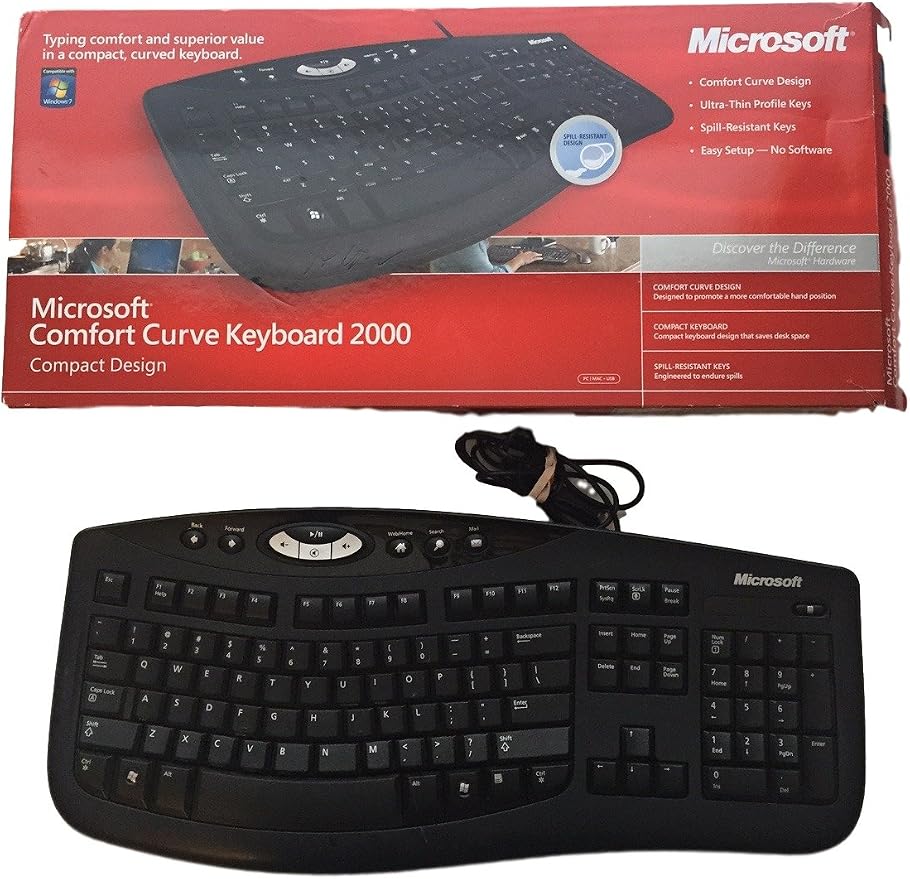 Microsoft Comfort Curve Keyboard 2000 by Unknown