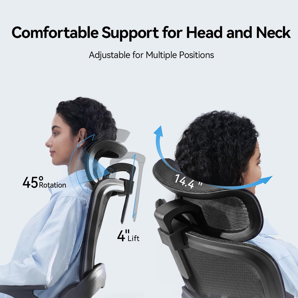 SIHOO B100 SE Ergonomic Office Chair, Desk Chair with Lumbar Support - Image 4
