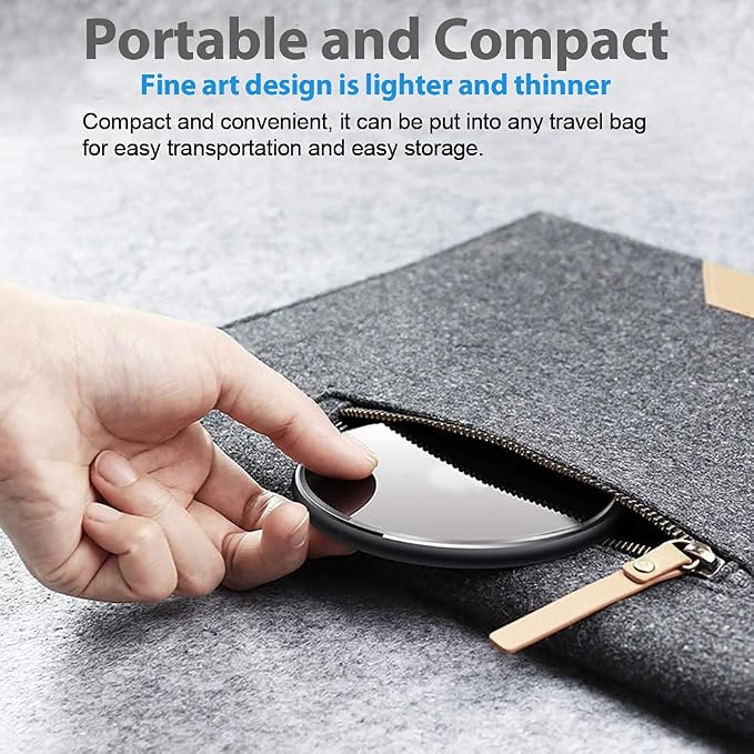 Wireless Charger for Samsung Galaxy S24/S24+S23/S23+/S22/S22+/S21/S20/S20+/S10/S9+/S9/S8/S8+/S7/Note10/Note9/Note8, 15W Wireless Charging Pad with USB-C for Samsung & iPhone Black(No AC Adapter) - Image 7