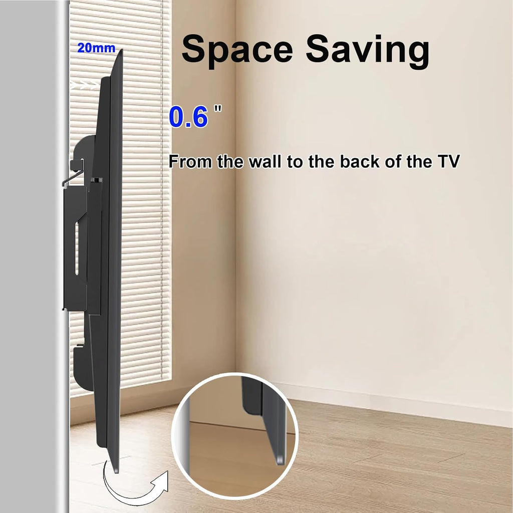 Fixed TV Wall Mount for 14-42" TVs Low Profile Wall Mount TV Bracket - Image 6