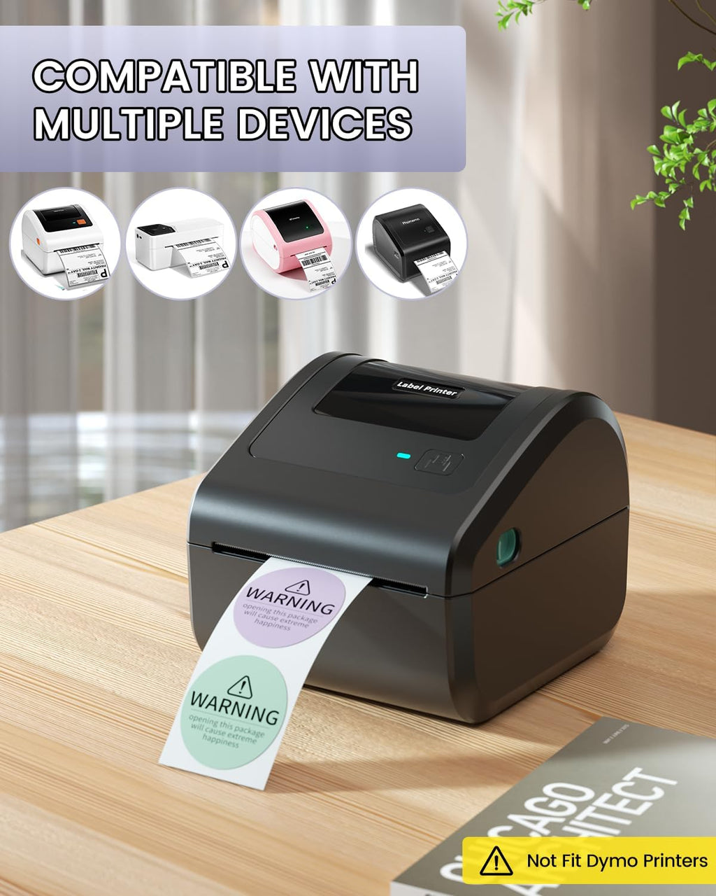 400PCS Circle Thermal Labels, Waterproof Round Stickers - Image 9