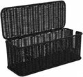 Cable Management Box, Handmade Rattan Cord Organizer for Power Strip | Open Slots Cord Hider for Power Strip, Router & USB Hub, Registered U.S. Design Patent by Cantalop