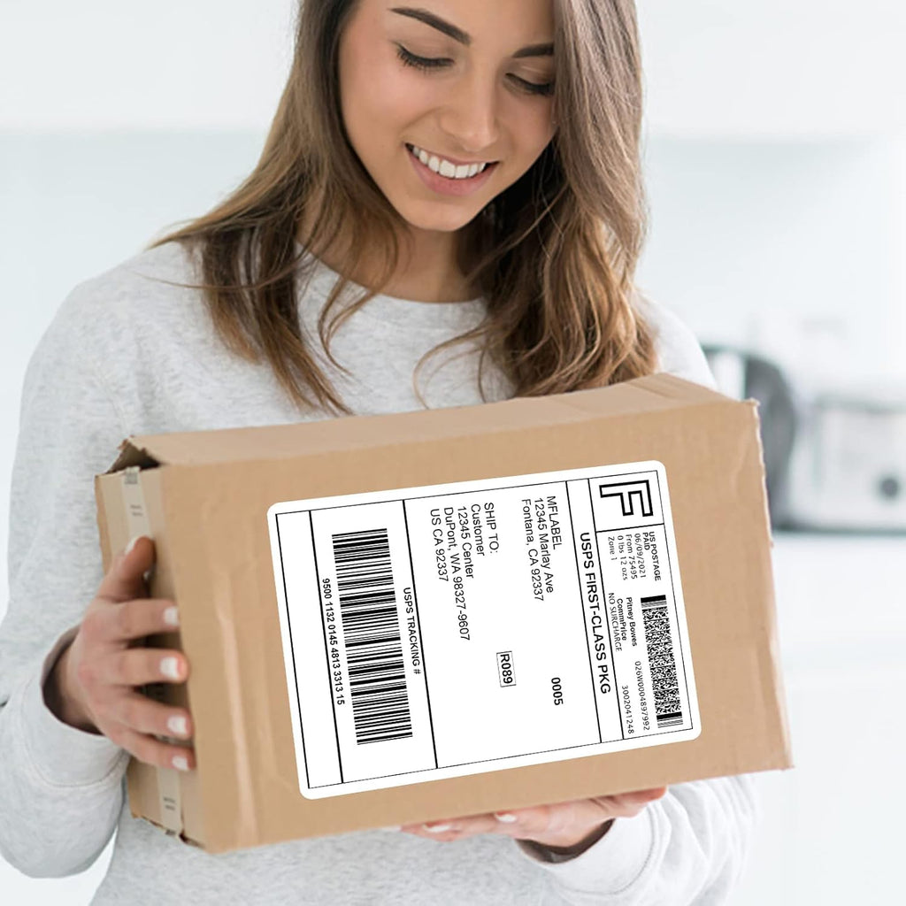 MFLABEL Full Sheet Sticker Label, Address Sticker, White Matte Label Paper, 8-1/2" x 11" Shipping Labels for Laser & Inkjet Printer (1500 Labels, 1500 Sheets) - Image 7