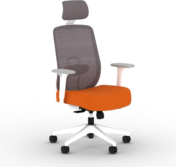 HON Altern Ergonomic Office Chair, Office Desk Computer Chair, Apricot | Mesh desk chair with lumbar support, headrest, seat slide, adjustable arms, computer chair for home office productivity by HON