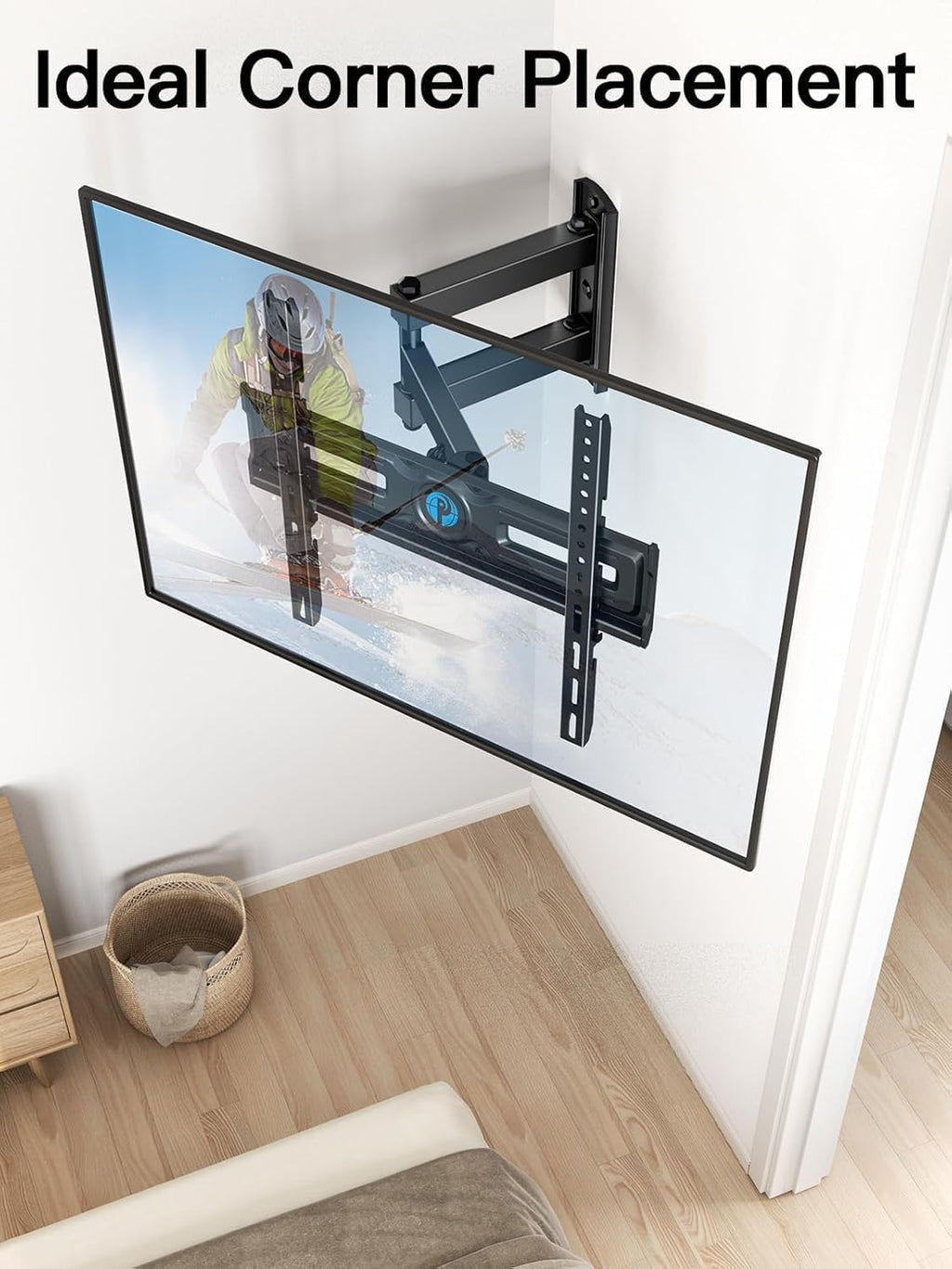 Pipishell Full Motion TV Wall Mount for Most 26-65 inch Flat & Curved TVs - Image 5