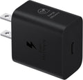 Samsung 25W Wall Charger Power Adapter, Cable Not Included, Super Fast Charging, Compact Design, Energy Efficient, Compatible with Galaxy and USB Type C Devices, Black by Unknown