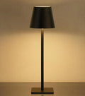 UME Cordless Table Lamp, Battery Operated Lamp - Portable Waterproof Rechargeable Table Lamp w/ 3 Color Temps & Stepless Dimming for Dinner, Desk, Cafe, Outdoor (Black) by UME
