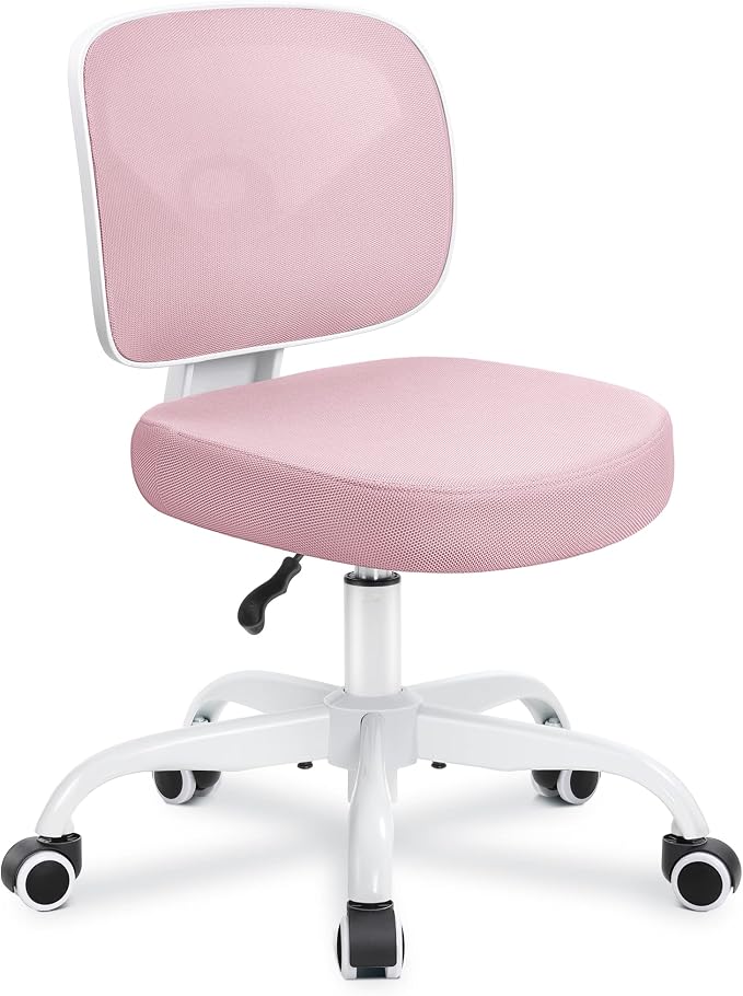 Kids Desk Chair, Pink Study Chair for Boys Girls with Height Adjustable, Swivel Mesh Task Student Chairs for 4-12, Growing Teen Office Chair for Home/School/Office (Pink) - Image 8