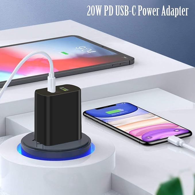 4 Pack USB C Charger Block, Dual Port Type C Wall Charger Fast Charging | 20W Power Adapter Cube for iPhone 14/14 Pro/14 Pro Max/14 Plus/13/12/11, XS/XR/X, iPad, Samsung, More - Image 2