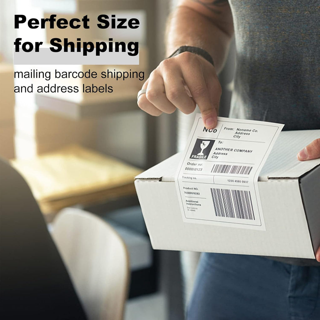 Sticker Paper 8.5" x 11" Full Sheet Label Stickers for Laser & Inkjet Printers, Self-Adhesive Paper Shipping Labels (8000 Sheets,8000 Labels) - Image 6