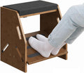 Adjustable Foot Rest Under Desk with Cushion and Non-Slip Design by CHOEZON