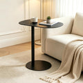 C Shaped End Table Small Side Table Living Room, Metal Coffee Accent Table by Generic