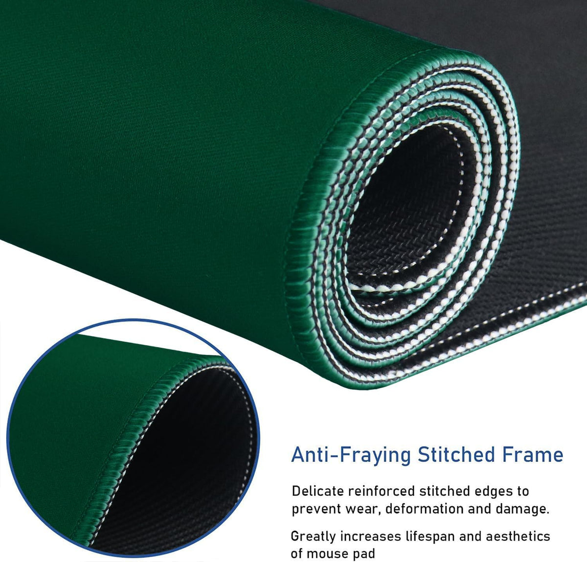Large Gaming Mouse Pad with Stitched Edges (47.3 X 23.6 in) Waterproof - Image 2