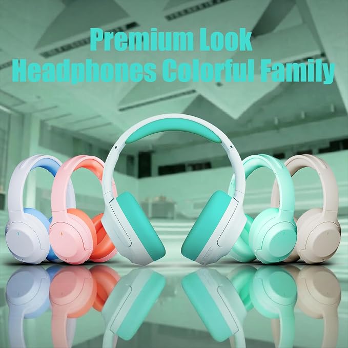 Upgraded Pro‑level Hybrid Active Noise Cancelling Headphones, HD Sound & Big Bass, 2X Softer Comfort, Long ANC Playtime, Wireless Over-Ear Bluetooth Headphones Perfect for Home Office|Travel|Pair - Image 7