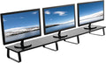 VIVO 55 inch Extra Long Monitor Stand, Wood & Steel Desktop Riser, Multi Screen, TV, Keyboard, Laptop, Ergonomic Desk and Tabletop Organizer, Black, STAND-V000D5 by Unknown