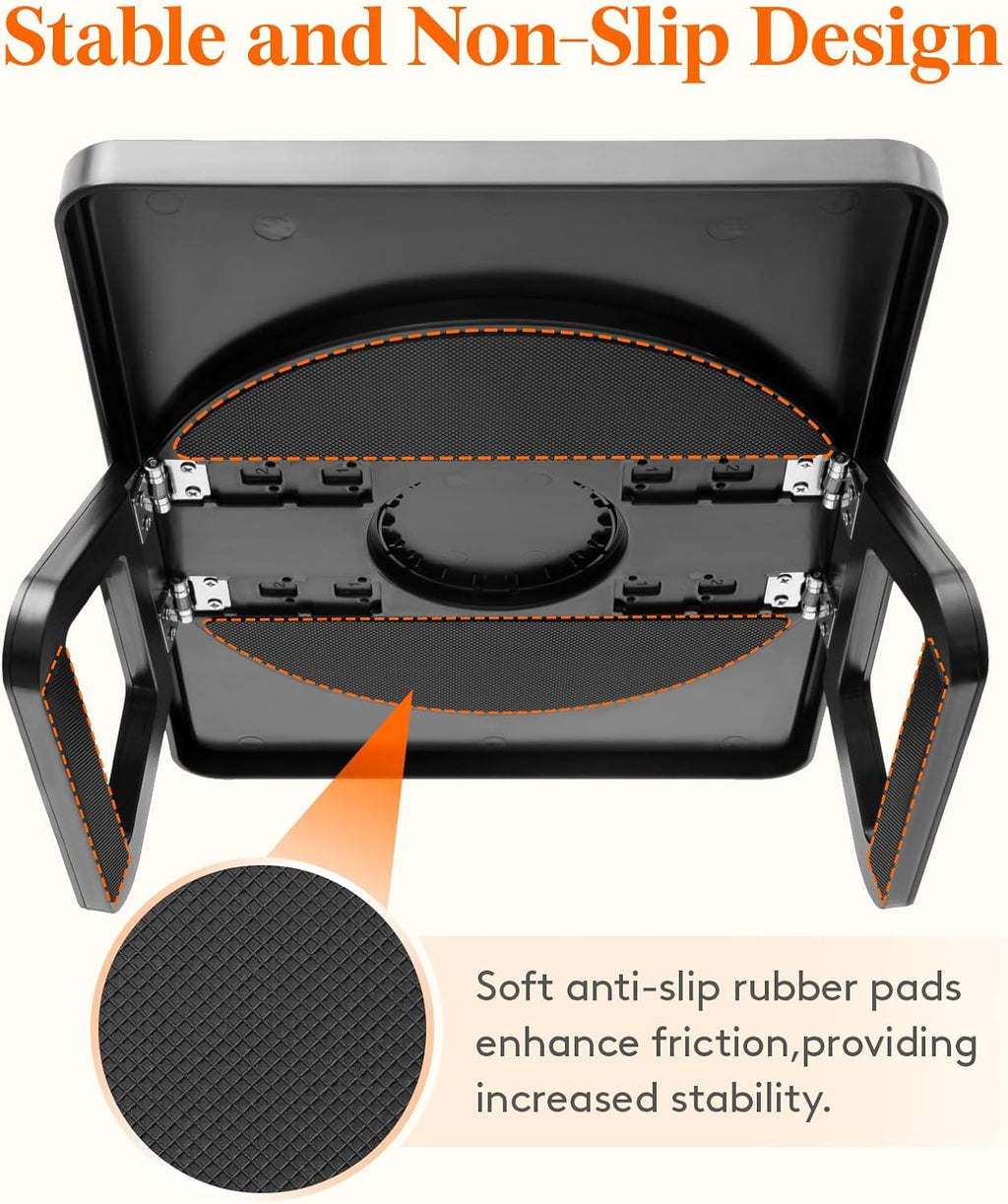 Lifewit Adjustable Couch Arm Tray, Plastic Rotating Sofa Armrest Tray Table - Image 6