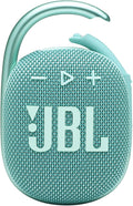 JBL Clip 4, Teal - Portable Bluetooth 5.1 Speaker - Up to 10 Hours of Play - Waterproof & Dust Resistant - Includes Noise & Echo-Canceling Speakerphone by JBL