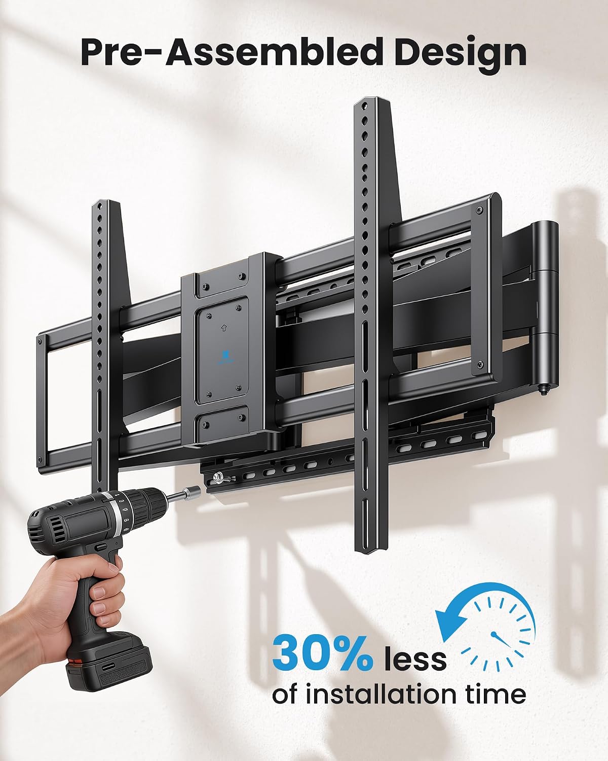 Full Motion TV Wall Mount Bracket for 85 86 90 98 100 120 inch TVs - Image 7