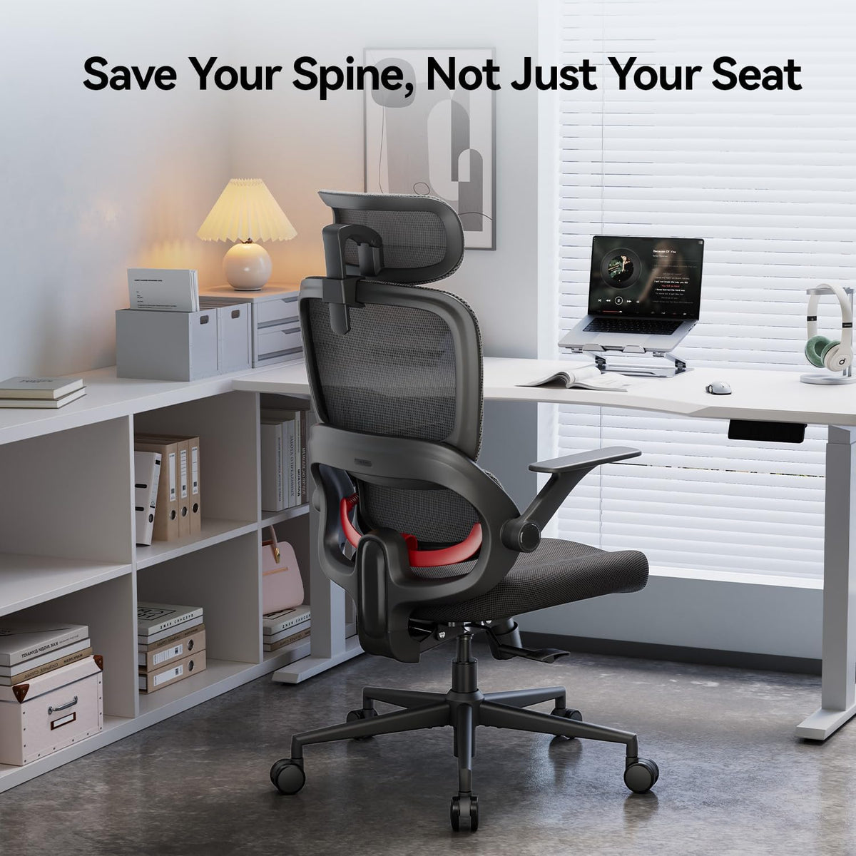 SIHOO B100 SE Ergonomic Office Chair, Desk Chair with Lumbar Support - Image 7