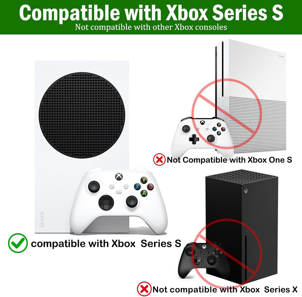 Wall Mount Kit for Xbox Series S,Steel Mount Includes Detachable Controller Holder and Headphone Stand （NOT for Xbox ONE S） - Image 2