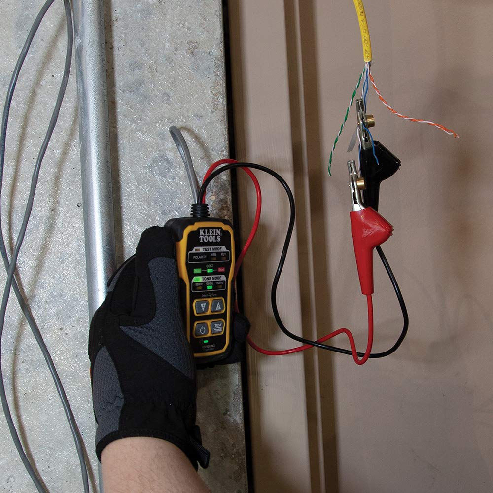 Klein Tools VDV500-820 Wire Tracer Tone Generator and Probe Kit Continuity Tester for Ethernet, Telephone, Speaker, Coax, Video, and Data Cables, RJ45, RJ11, RJ12 - Image 4