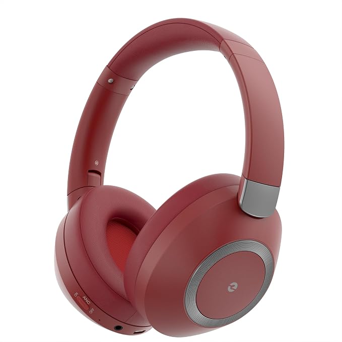 Headphones Wireless Bluetooth, 100H Playtime Active Noise Cancelling Headphones, Bluetooth Headphone with Mic, Over Ear Wireless Headphone with Deep Bass by EAORUL