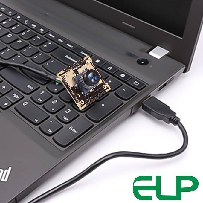 ELP 5mp USB Camera Module for Computer Industrial Machine Vision Webcam | 2.1mm Lens Wide Angle PC Camera for Windows Linux Android, Mac, UVC USB2.0 Lightburn Camera for Laptop, Computer, Jetson Nano - Image 7