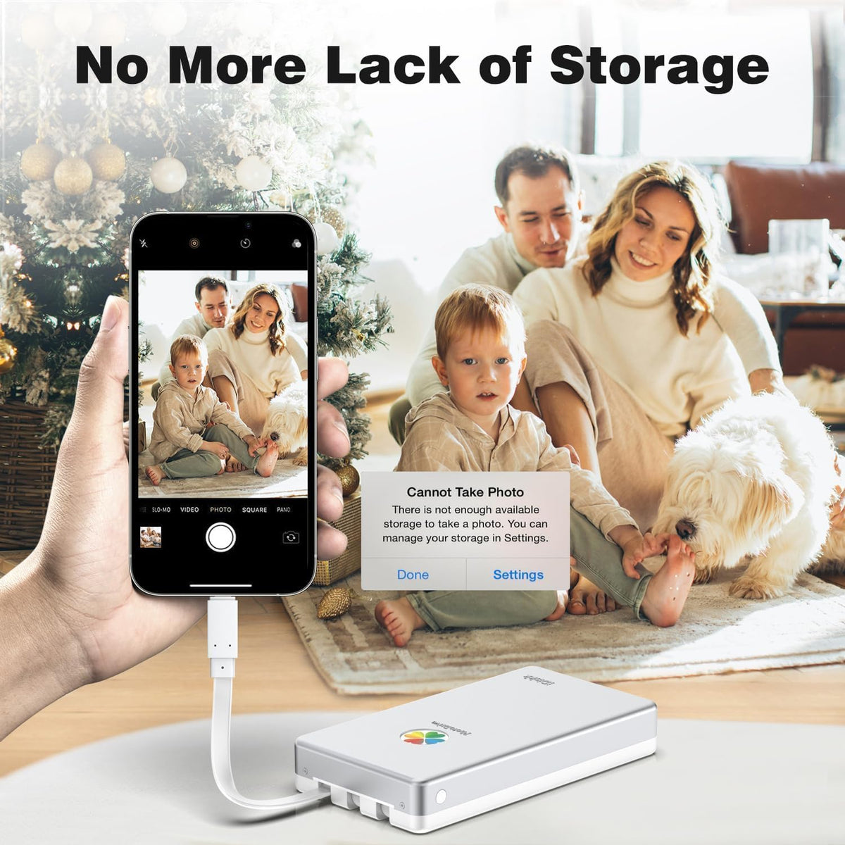 iDiskk App-le Certified 500GB External Hard Drive for iPhone Android Phone - Image 8