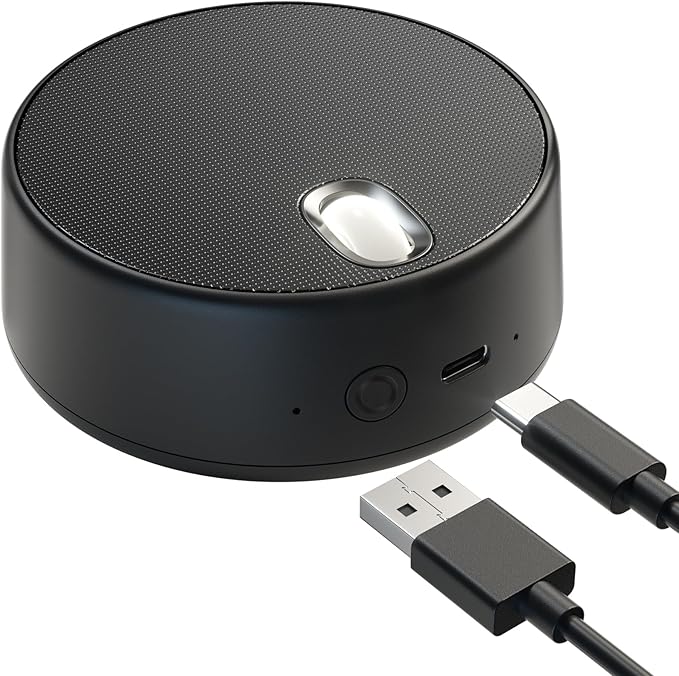 USB Computer Speakers with Microphone, PC Laptop Speaker, 2 Sound Modes | Hand Free Enhanced Voice Pick up, Compatible for Personal Call and Home Office Meeting by ROFALL