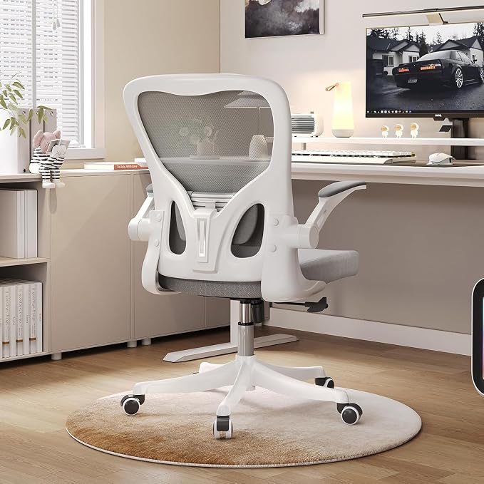 Ergonomic Office Desk Chair High Back Mesh Computer Chair Adjustable Chair | 360° Swivel Adjustable Lumbar Support & Flip-Up Armrests capacity 300 lbs capacity by SICHYAGE