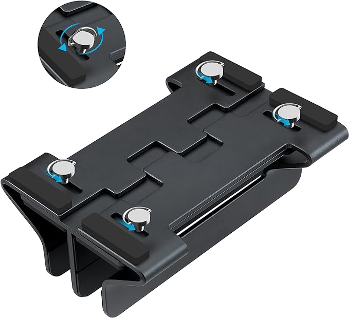 Aluminum Dual Vertical Laptop Stand Dock Holder, Supports 2 Devices, Adjustable Slot Width 15-36mm, Space-Saving Upright Storage for MacBook and Laptops - Image 3