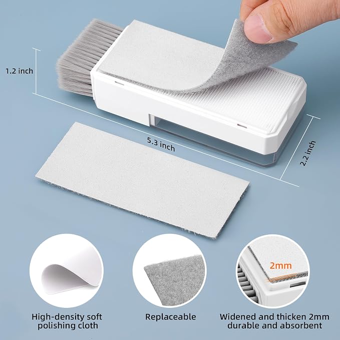 Ordilend Keyboard Cleaner & Laptop Cleaning Kit, All-in-1 for Computer PC | Electronics Deep Cleaning Reusable Brush Tool, Screen-Safe Spray, for iPhone iPad Macbook Airpod Camera, Gaming Accessories - Image 9