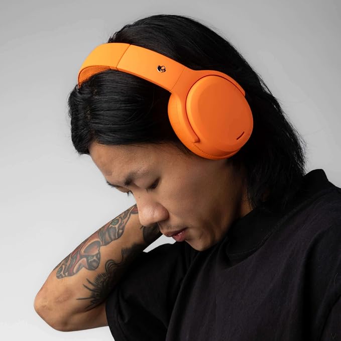 Skullcandy Crusher ANC 2 Noise Cancelling Wireless Headphones - Hazard | Multi-Sensory Crusher Bass, Over-Ear Fit, Bluetooth, 60 Hours Battery, Working Out, Gym, Travel, Studying, Music, Gaming - Image 5