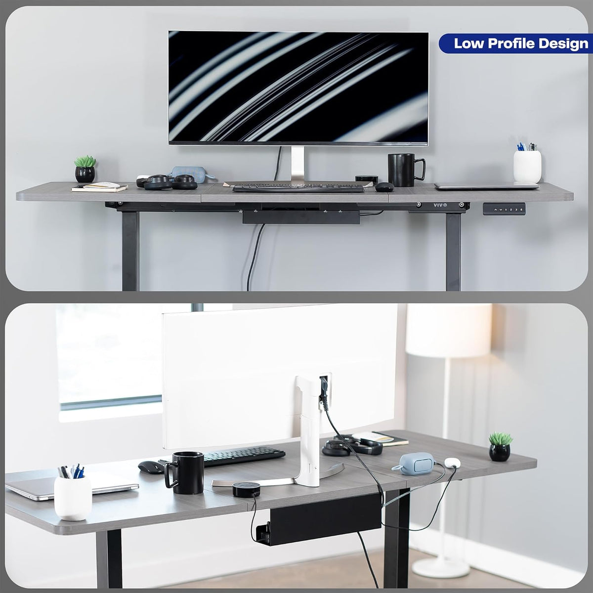 VIVO Extra Deep Under Desk Cable Management Tray, 16.5", Holds 11 lbs - Image 7