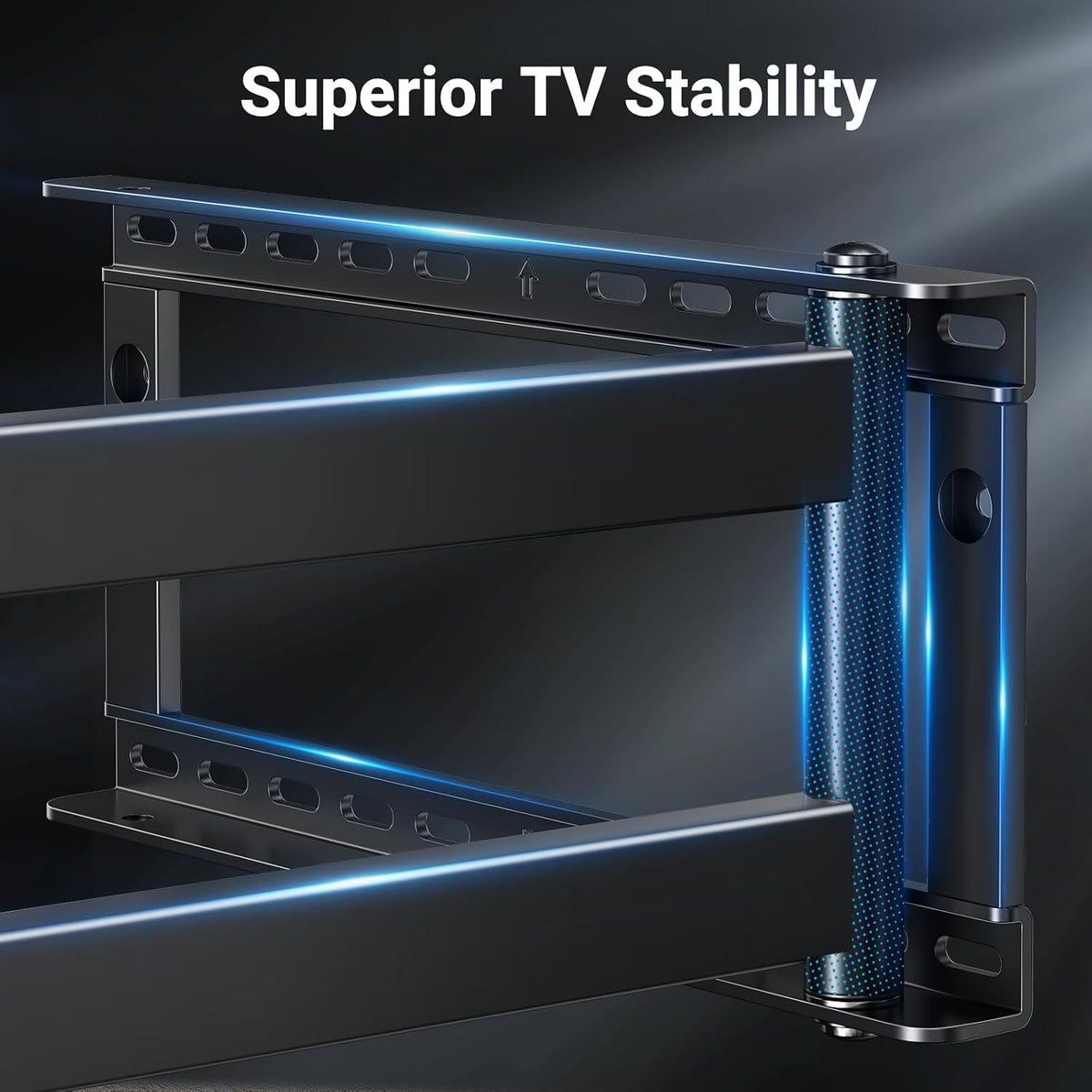 PERLESMITH Long Arm Corner TV Wall Mount for 37–75 inch TVs up to 110 lbs - Image 6