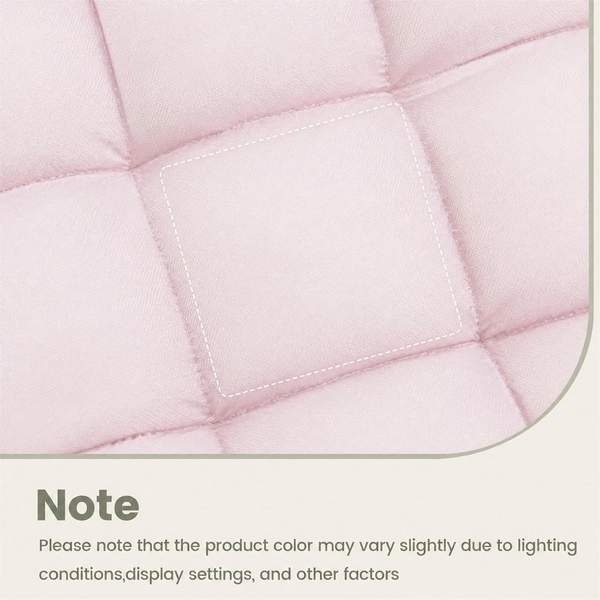 COSTWAY Floor Chair, Folding Gaming Chair with Back Support (Light Pink) - Image 3