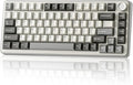 YUNZII B75 PRO 75% Wireless Mechanical Keyboard (Grey,Milk Switch) | Hot Swap Keyboard with Knob, Gasket Mount, Creamy Pre-lubed Switch for Smooth Typing, BT/USB-C/2.4G, for Gaming by YUNZIIMECHANICALKEYBOARD
