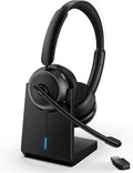 Angteela Wireless Headset, Bluetooth 5.4 Headset with Microphone, Wireless Headphones for Cell Phones/Computer/Laptop by Angteela