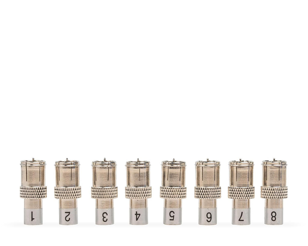 Jonard Tools CM-FC/8 F Connector Coax Cable Identifiers for CM-100, Pack of 8 - Numbered Port Mapping Kit for Coax Cables, Network & Telecom Use by Jonard Tools