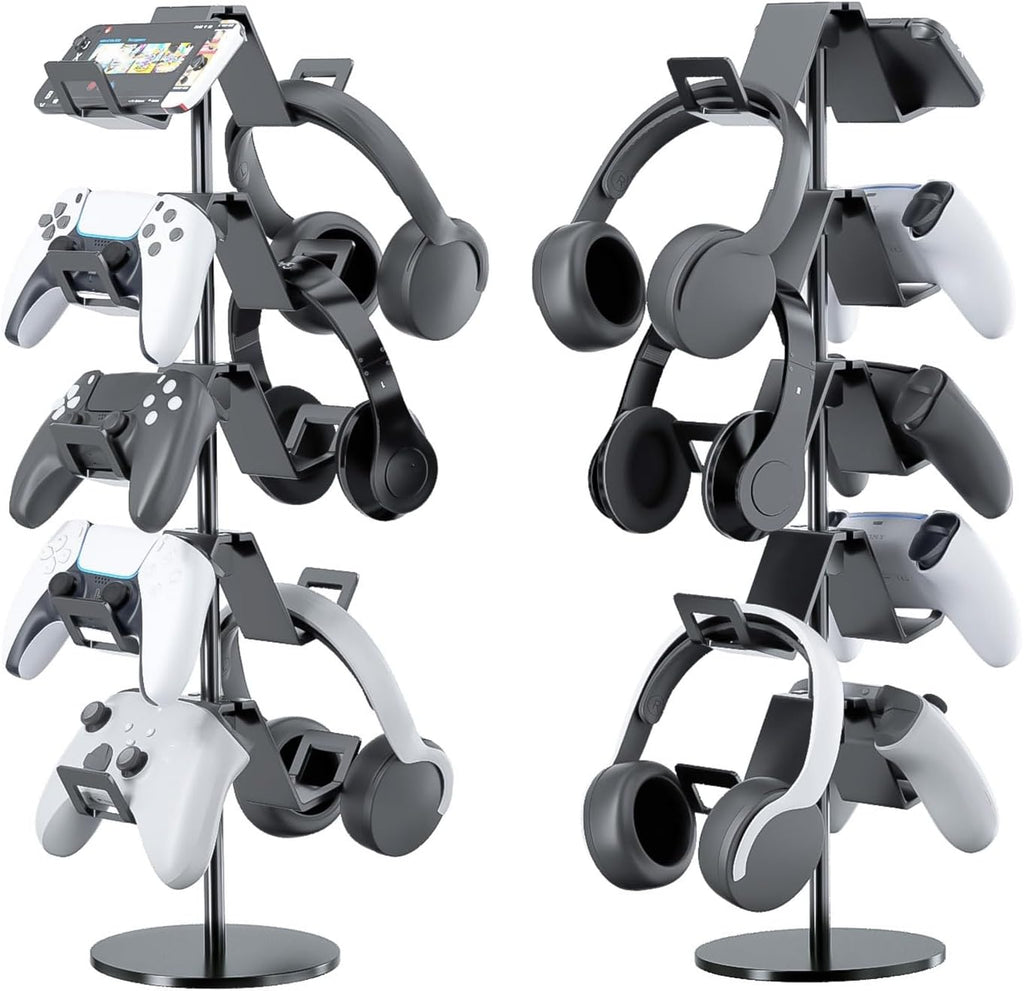 Controller Stand,5 Tier Headphone Holder for Classroom by Qpfctwil