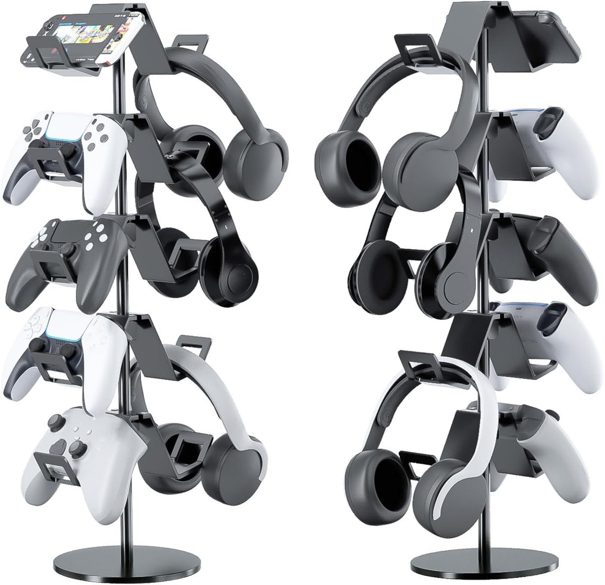 Controller Stand,5 Tier Headphone Holder for Classroom by Qpfctwil