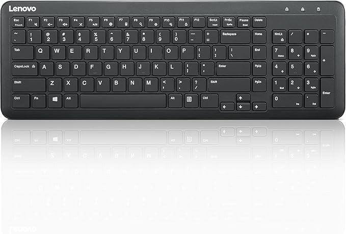 Lenovo 300 Wireless Keyboard, Black by Unknown