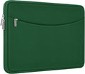 Laptop Case 15.6 inch, Shockproof Protective Laptop Cover Briefcase Carrying Computer Bag with Accessory Pocket, Portable Computer Sleeve Compatible with MacBook, HP, Dell, Lenovo, Asus, Green by ampoock