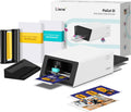 Liene PixCut S1 Color Sticker Printer & Cutting Machine - All-in-One Sticker Maker for DIY Crafts, Custom Labels & Gifts. Thermal Dye-Sublimation Photo Printer, 300 DPI, Precise AI Auto-Cutting by Liene