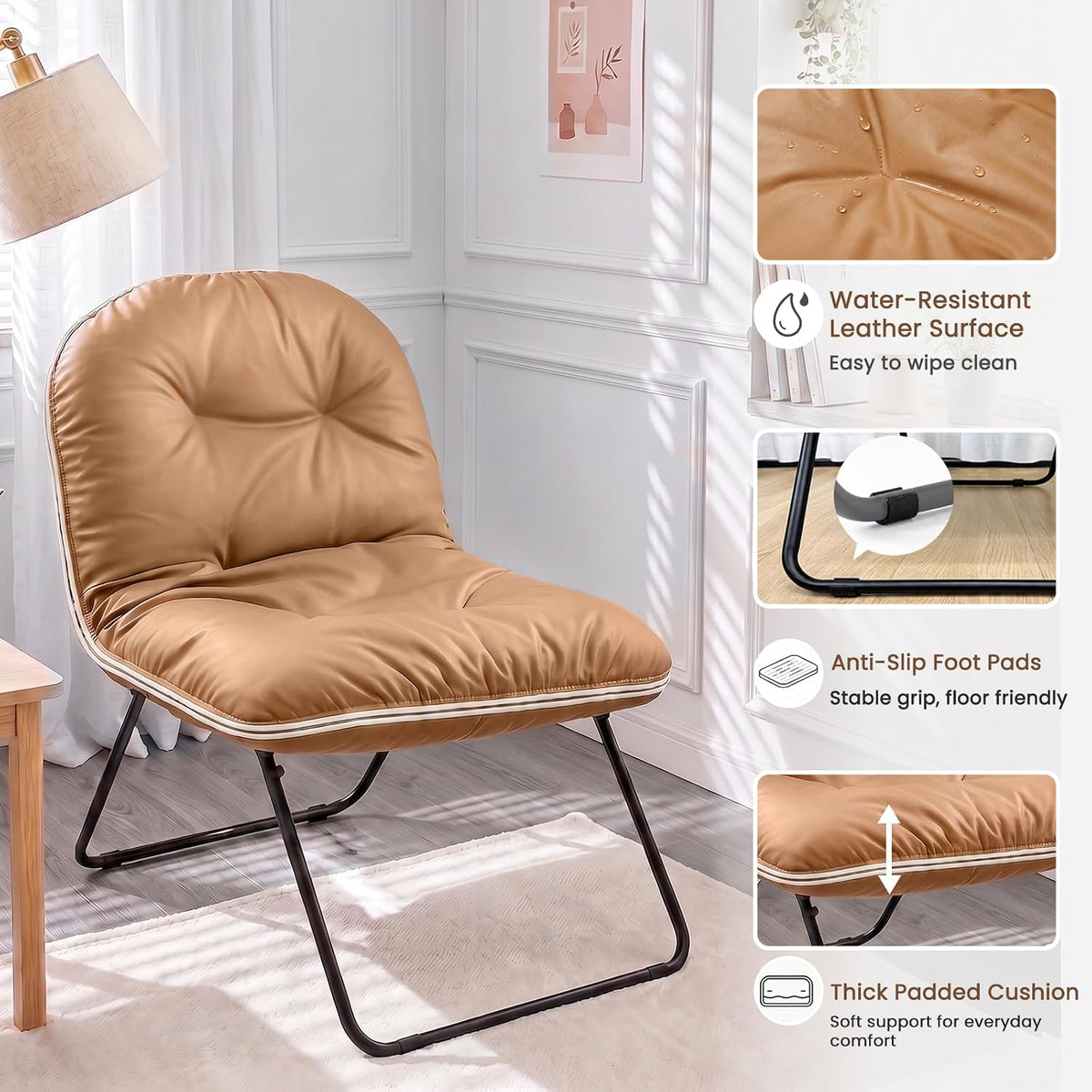 ZonLi Adjustable Floor Chair with Back Support - Image 6