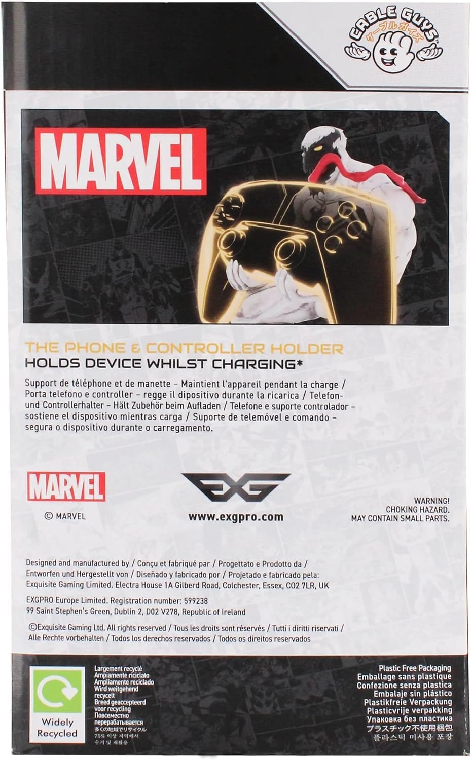 Exquisite Gaming Cable Guys Anti-Venom Controller Holder & Phone Stand, Marvel Collectible Figure, 8.5 in - Image 5
