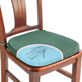 SINOSSO 1 Pack Memory Foam Chair Cushions for Dining Chair, Friendly Woven Fabric 16" U-Shape Comfortable Kitchen Chair Pad, Removable Slip Resistant Seat Cushion (1 Piece, Green) by SINOSSO