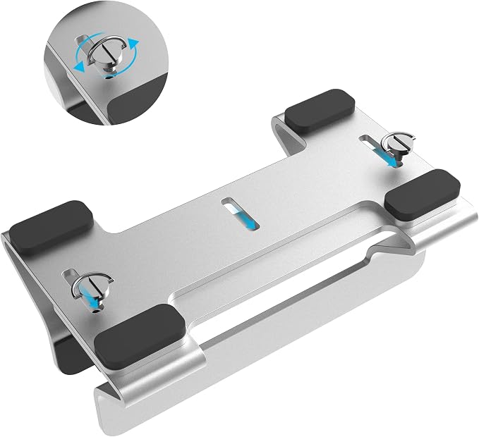 Aluminum Vertical Laptop Stand Dock Holder, Adjustable Slot Width 12-42mm, Space-Saving Upright Storage for MacBook and Laptops - Image 3