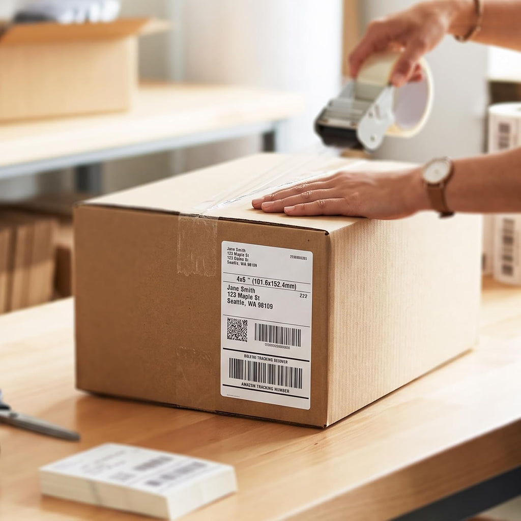 HORLIMER 4x6 Thermal Labels, 2500 Pcs Shipping Paper Labels in 5 Stacks - Image 5